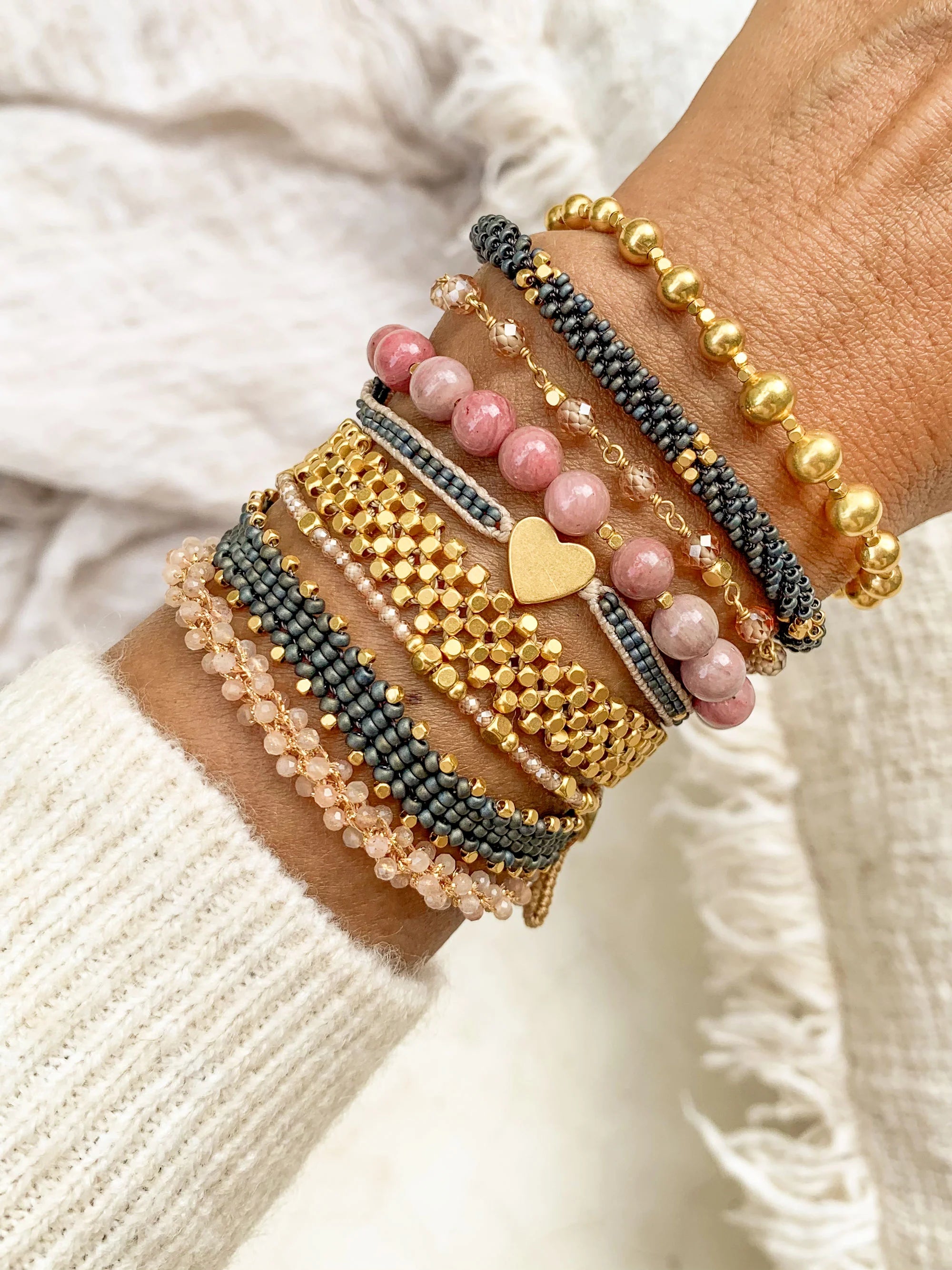 Bracelet Lulu Round Gold EO05