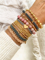 Afbeelding in Gallery-weergave laden, Bracelet Lulu Round Gold EO05
