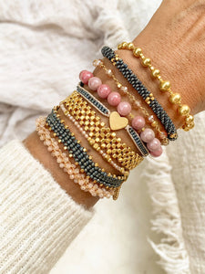 Bracelet Lulu Round Gold EO05