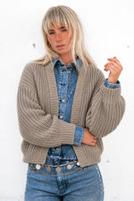 Afbeelding in Gallery-weergave laden, Reese Chunky Cardigan MGR22602BE Beige
