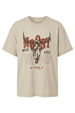 Afbeelding in Gallery-weergave laden, Serena Artwork Tshirt MMI22603BE Beige
