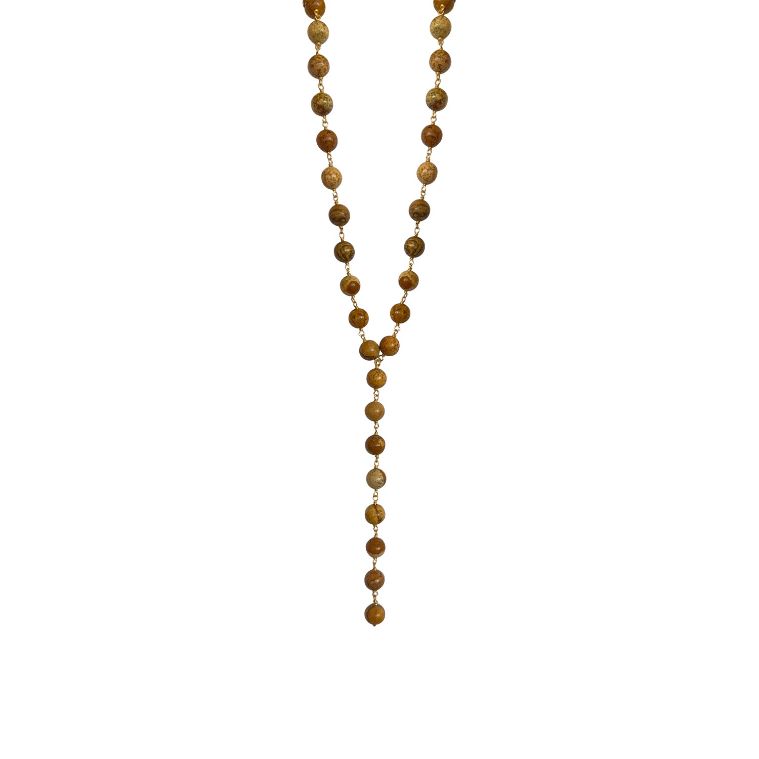 Necklace Bo Drop NFF Desert Jasper