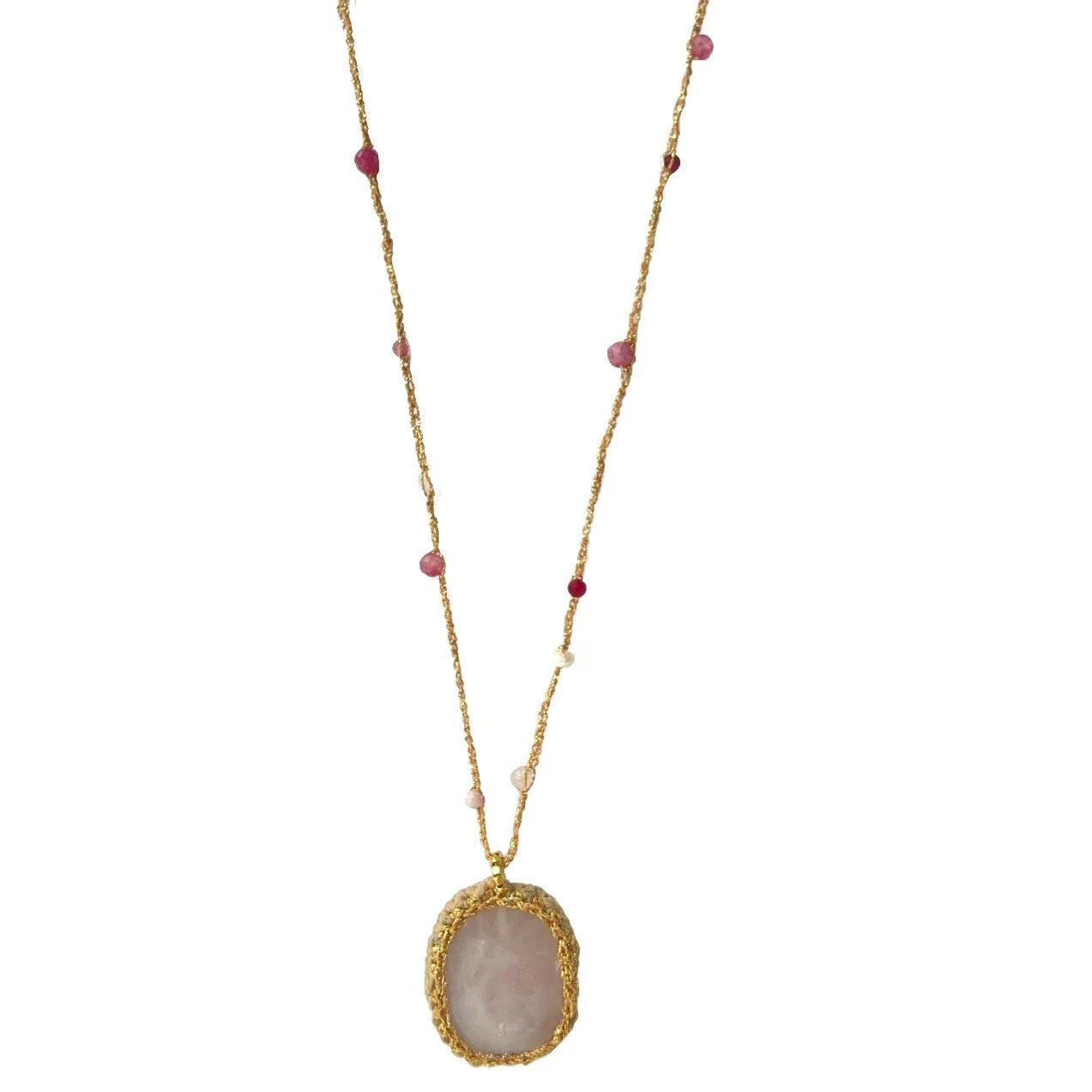 Necklace Ary NGG Rose Quartz