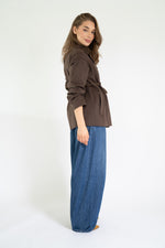 Afbeelding in Gallery-weergave laden, Jacket Ojacky Dark Brown
