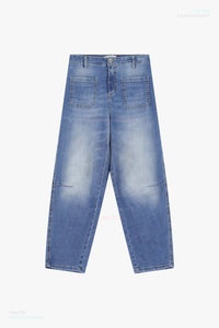 Trousers P3EGBQ2E25 Blu Denim
