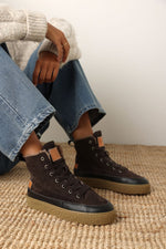 Afbeelding in Gallery-weergave laden, CHEWY LILY Ankle Boot SH001003863W Dark Brown
