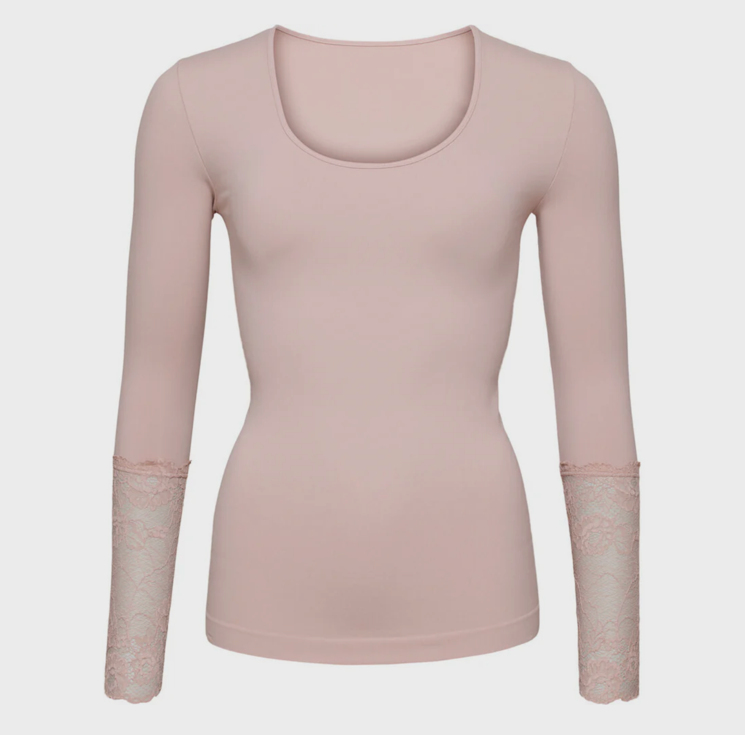 Mary Blouse Lace LS H5-604 Powder