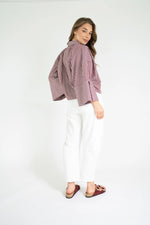 Afbeelding in Gallery-weergave laden, Blouse Varissa Red - White stripes
