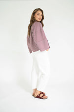 Afbeelding in Gallery-weergave laden, Blouse Varissa Red - White stripes
