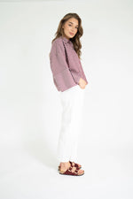 Afbeelding in Gallery-weergave laden, Blouse Varissa Red - White stripes
