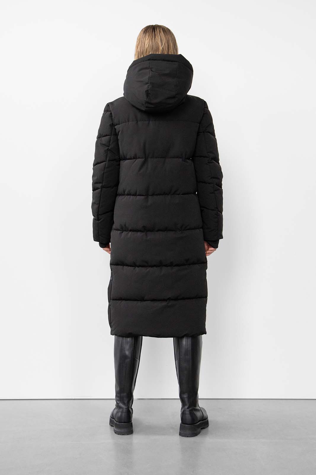 Glorian Long Puffer Coat 337 Black