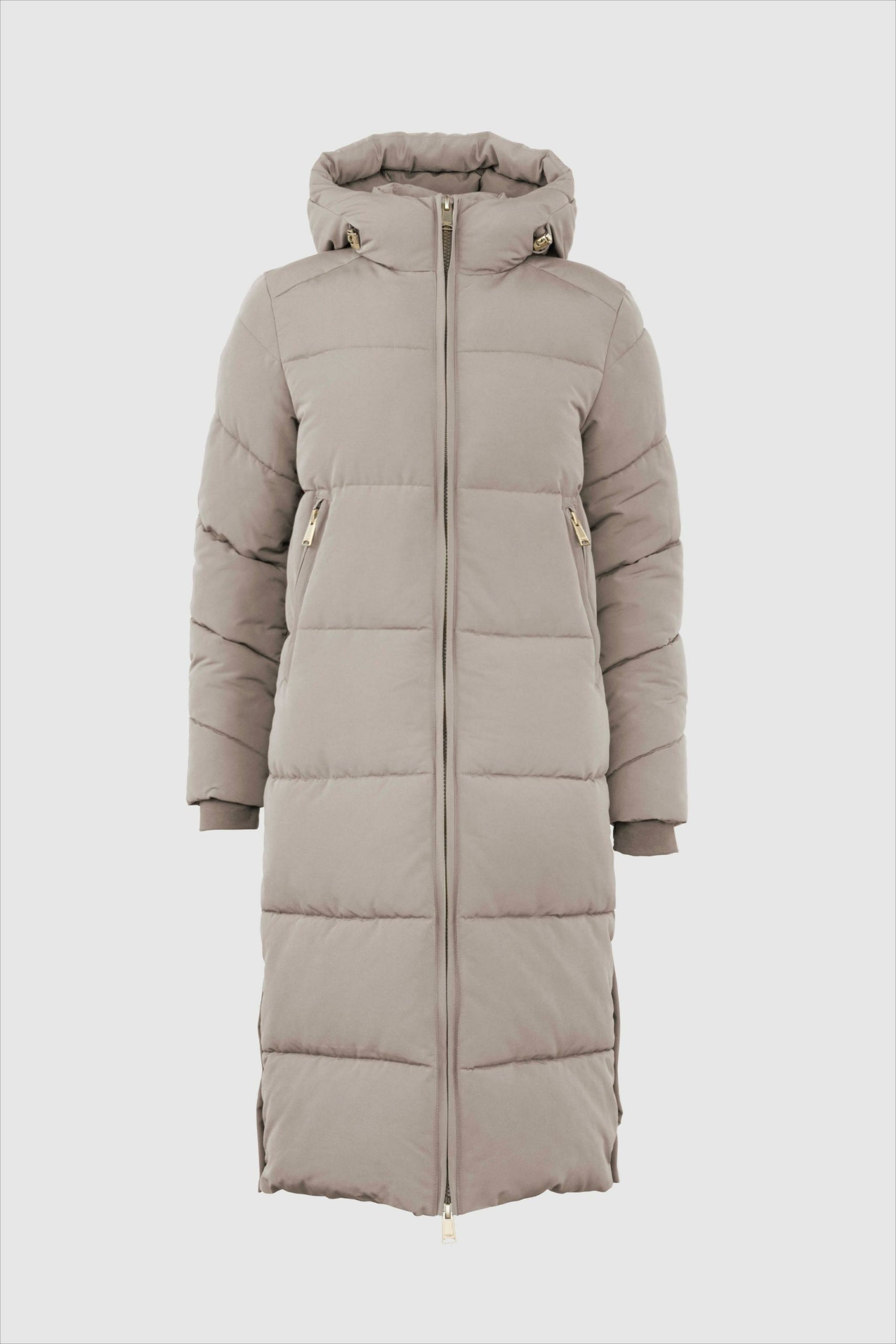 WBLGlorian Long Puffer Coat 1412 Frosted Almond