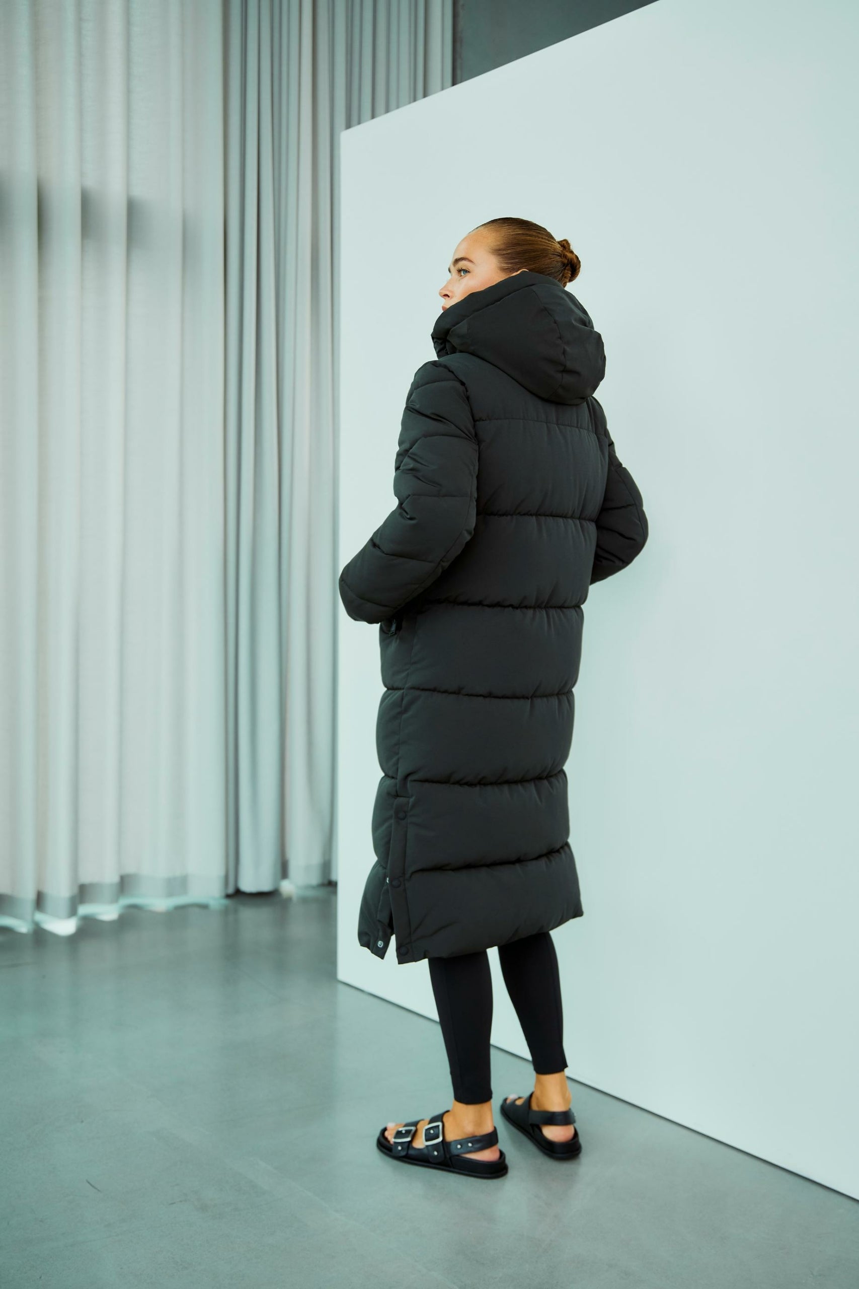 WBLGlorian Long Puffer Coat 1412 Black