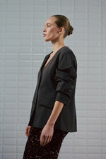 Load image into Gallery view,WBLJuana Tailored Blazer 1896 Dark Brown
