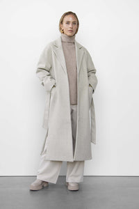 Nanna Wrap Coat 00000802 Pumice Stone
