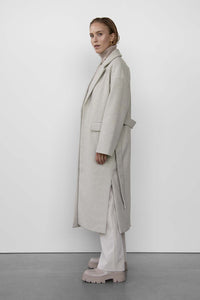 Nanna Wrap Coat 00000802 Pumice Stone