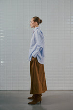 Afbeelding in Gallery-weergave laden, WBLNoa LS Striped Shirt 1287 True Blue Stripe
