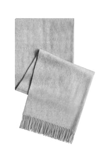 WBL Riley Wool Scarf 811 Light Grey Melange