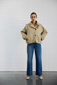 WBLAlaia Hooded Jacket 1393 Dark Sand