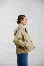 Load image into Gallery view,WBLAlaia Hooded Jacket 1393 Dark Camel
