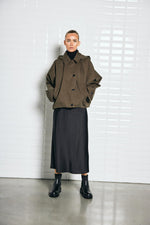 Afbeelding in Gallery-weergave laden, WBLAlaia Hooded Jacket 1393 Midnight Green
