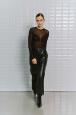 Afbeelding in Gallery-weergave laden, WBLasta LS Mesh Top 863 Black
