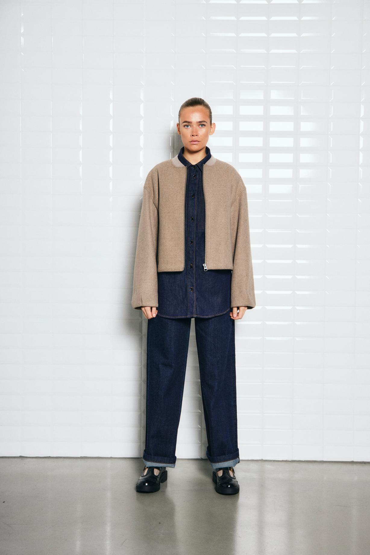 WBLBriella Bomber Jacket 1111 Falcon Melange