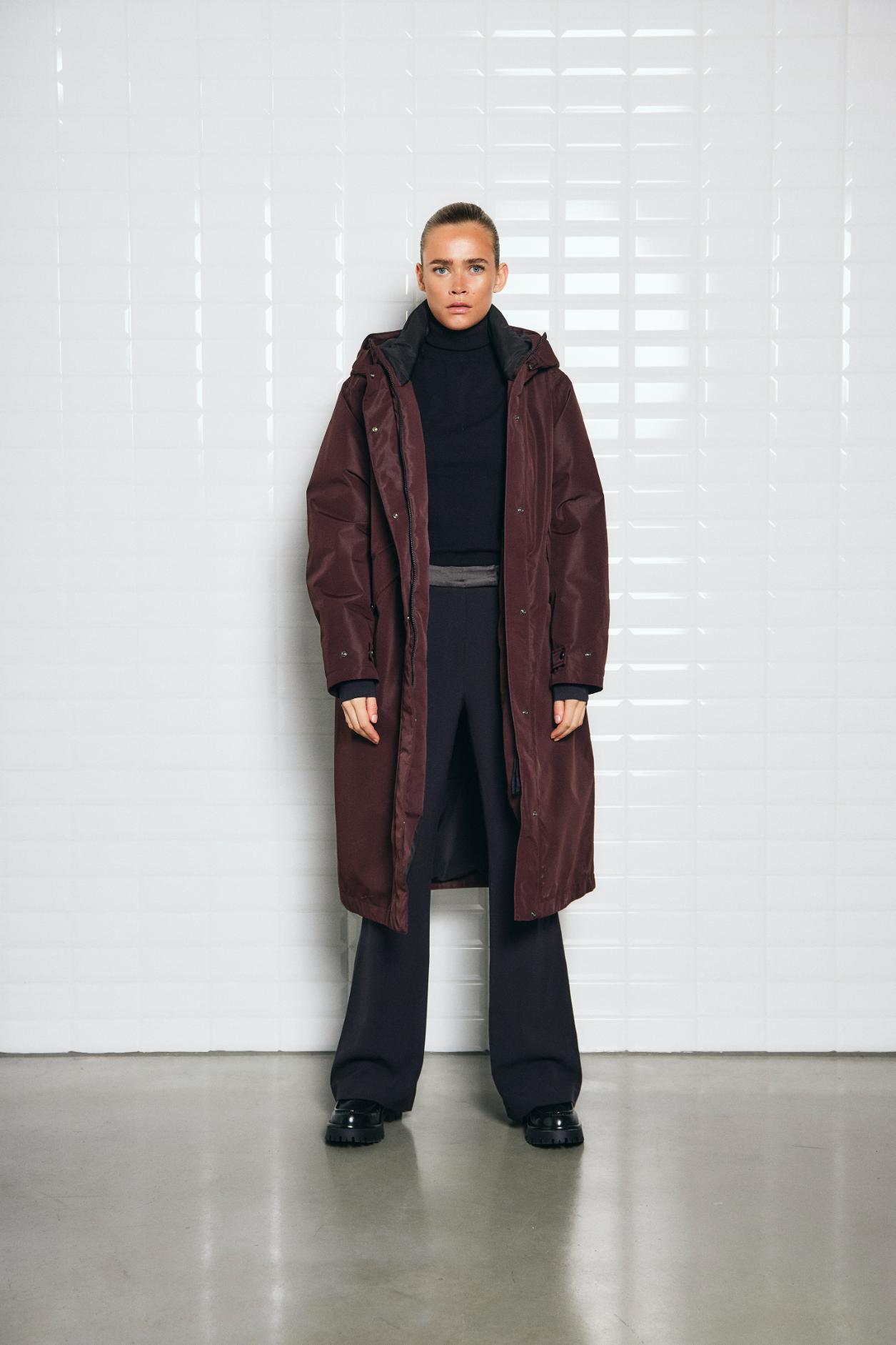 WBLBrooklyn Function Parka 1112 Windsor Wine