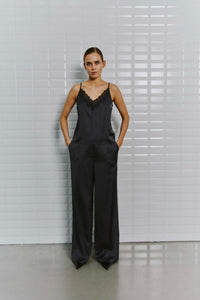 WBLDagmar Sateen Pant 1511 Dark Grey