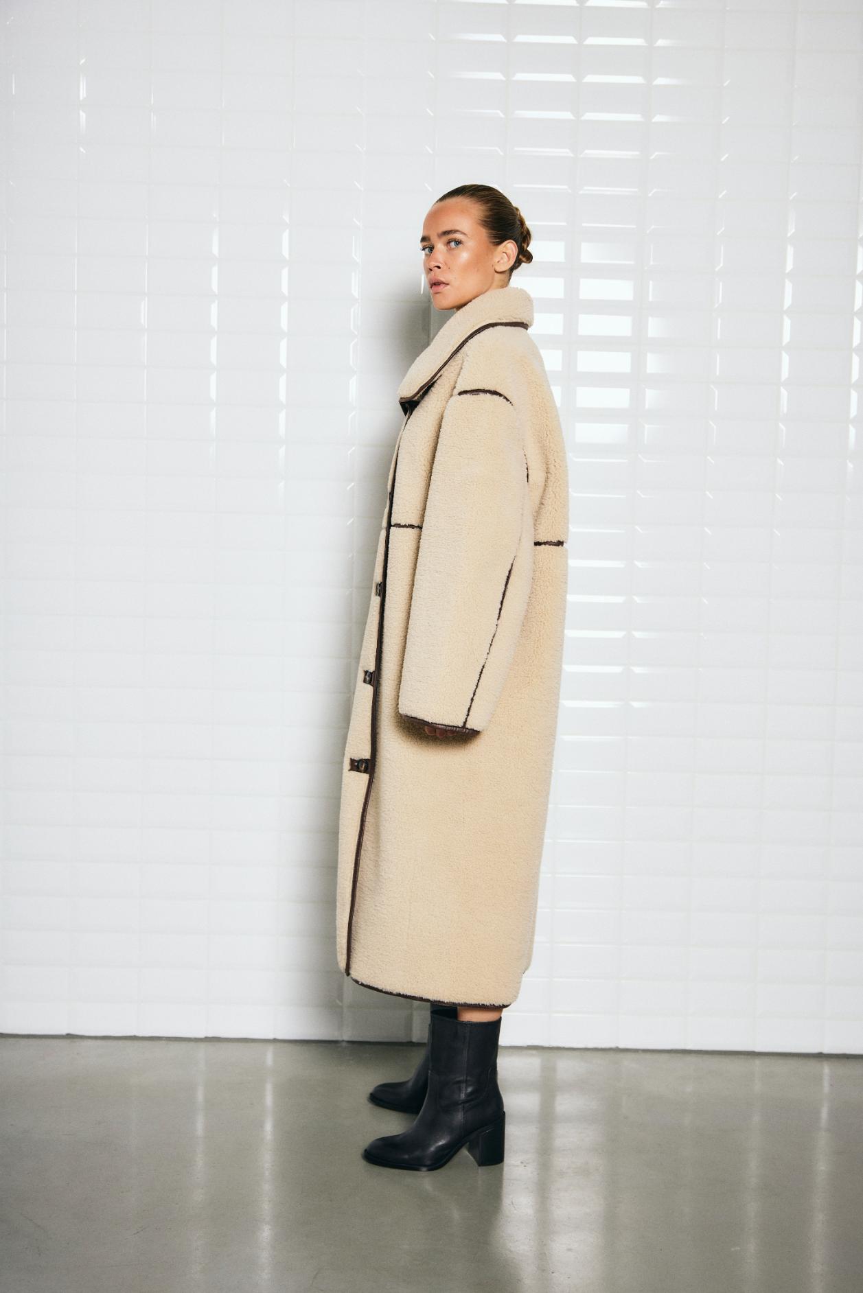 WBLDajana Pile Coat 1405 Birch