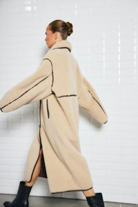 WBLDajana Pile Coat 1405 Birch