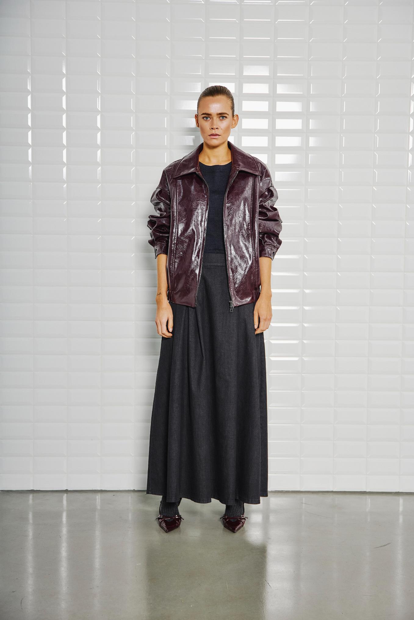 WBLGilian Vegan Jacket 1403 Windsor Wine