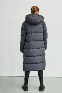 Glorian Long Puffer Coat 337 Tornado