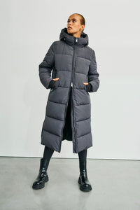 Glorian Long Puffer Coat 337 Tornado