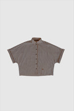 Afbeelding in Gallery-weergave laden, WBLHelen Batsleeve Shirt 1493 Brown Stripe
