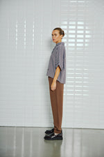 Afbeelding in Gallery-weergave laden, WBLHelen Batsleeve Shirt 1493 Brown Stripe
