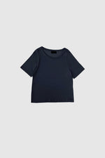 Afbeelding in Gallery-weergave laden, WBLJessie Scoop Neck Tee 1709 Midnight Blue
