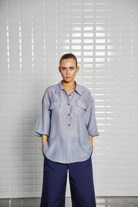 WBLLennon LS Shirt 1440 Pacific Blue