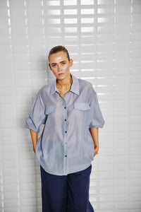 WBLLennon LS Shirt 1440 Pacific Blue
