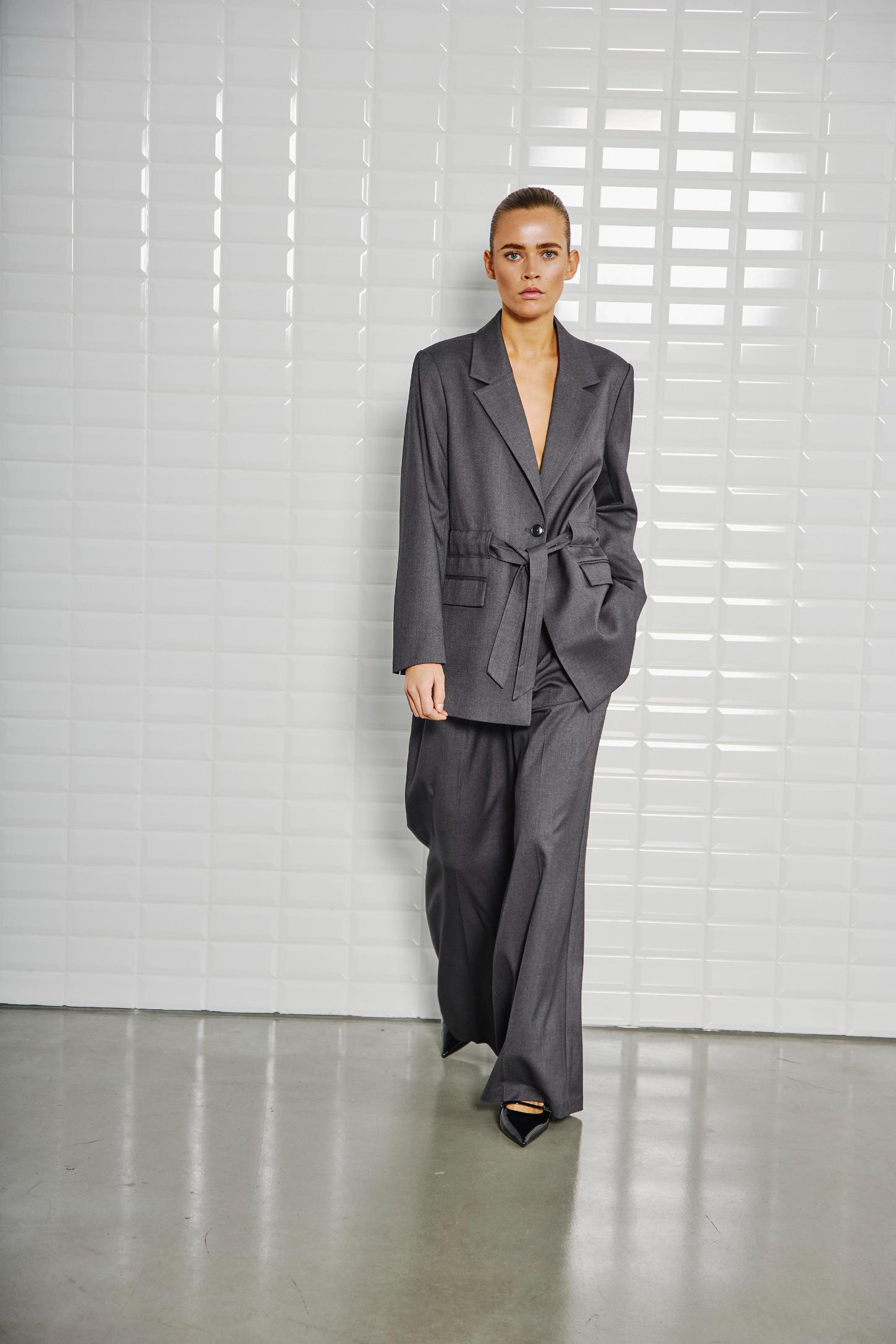 WBLMagnolia Tailored Pants 1443 Midnight Grey