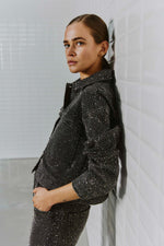 Afbeelding in Gallery-weergave laden, WBLTekla Denim Jacket 1167 Grey Washed Denim
