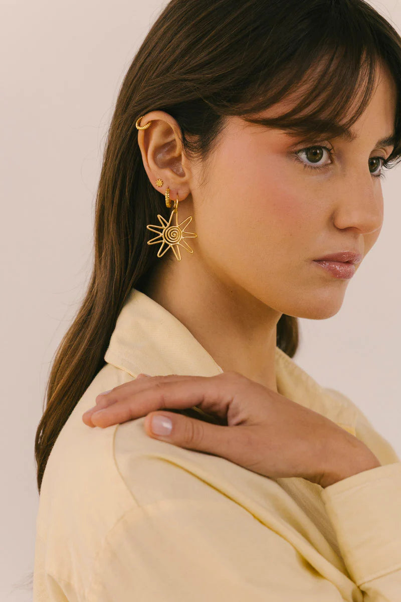 Sol Earring WTHP182YBGP0 Gold Plated