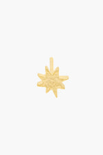 Afbeelding in Gallery-weergave laden, Hammered Star Stud Earring WTPS022YBGP0 Gold Plated
