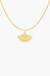 Rosario Fan Necklace (set) WTPD118YBGP0 Gold Plated