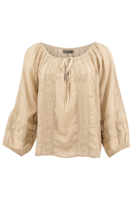 Blouse Lace SWP2207 Taupe