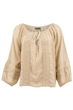 Afbeelding in Gallery-weergave laden, Blouse Lace SWP2207 Taupe
