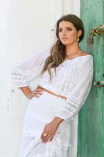 Afbeelding in Gallery-weergave laden, Blouse Lace SWP2207 White
