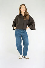 Afbeelding in Gallery-weergave laden, Blouse Varissa Dark Brown
