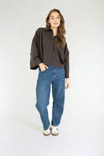 Afbeelding in Gallery-weergave laden, Blouse Varissa Dark Brown
