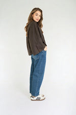 Afbeelding in Gallery-weergave laden, Blouse Varissa Dark Brown

